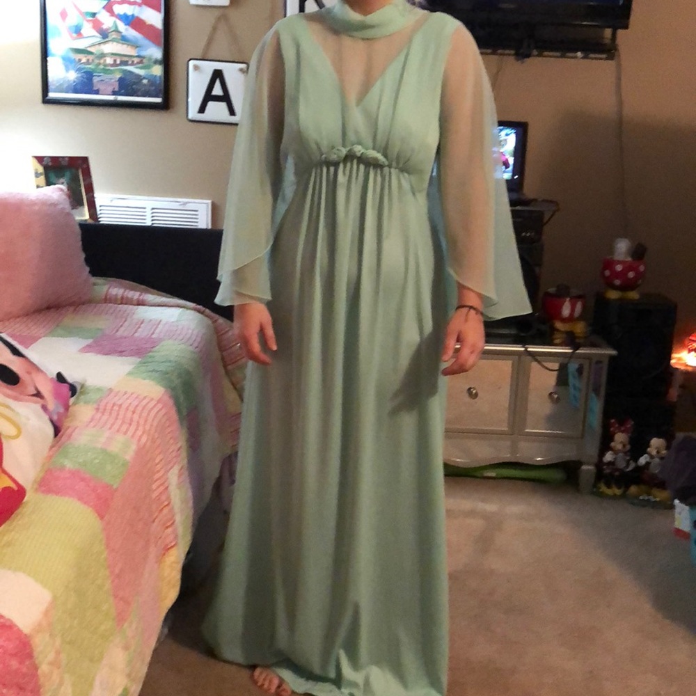 Teal dress